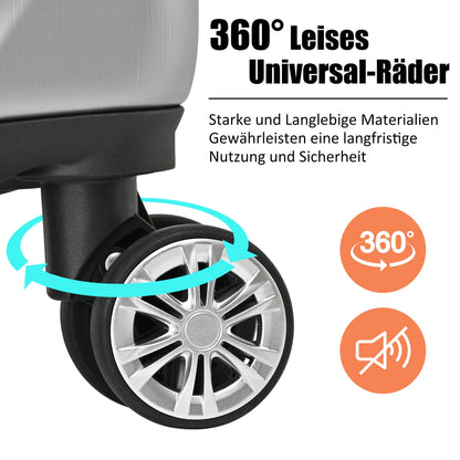 Ensemble de 3 pièces chariot ABS dur 20", 24", 28"