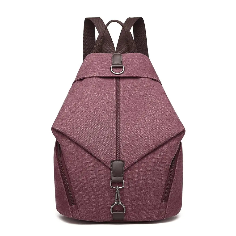 Canvas backpack for travel