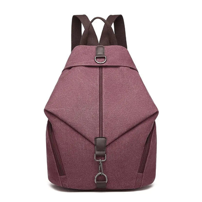 Canvas backpack for travel
