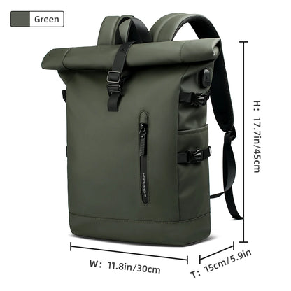 Large Capacity Expandable Waterproof Travel Backpack