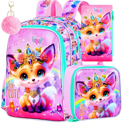 Sac d'école primaire avec sac à lunch