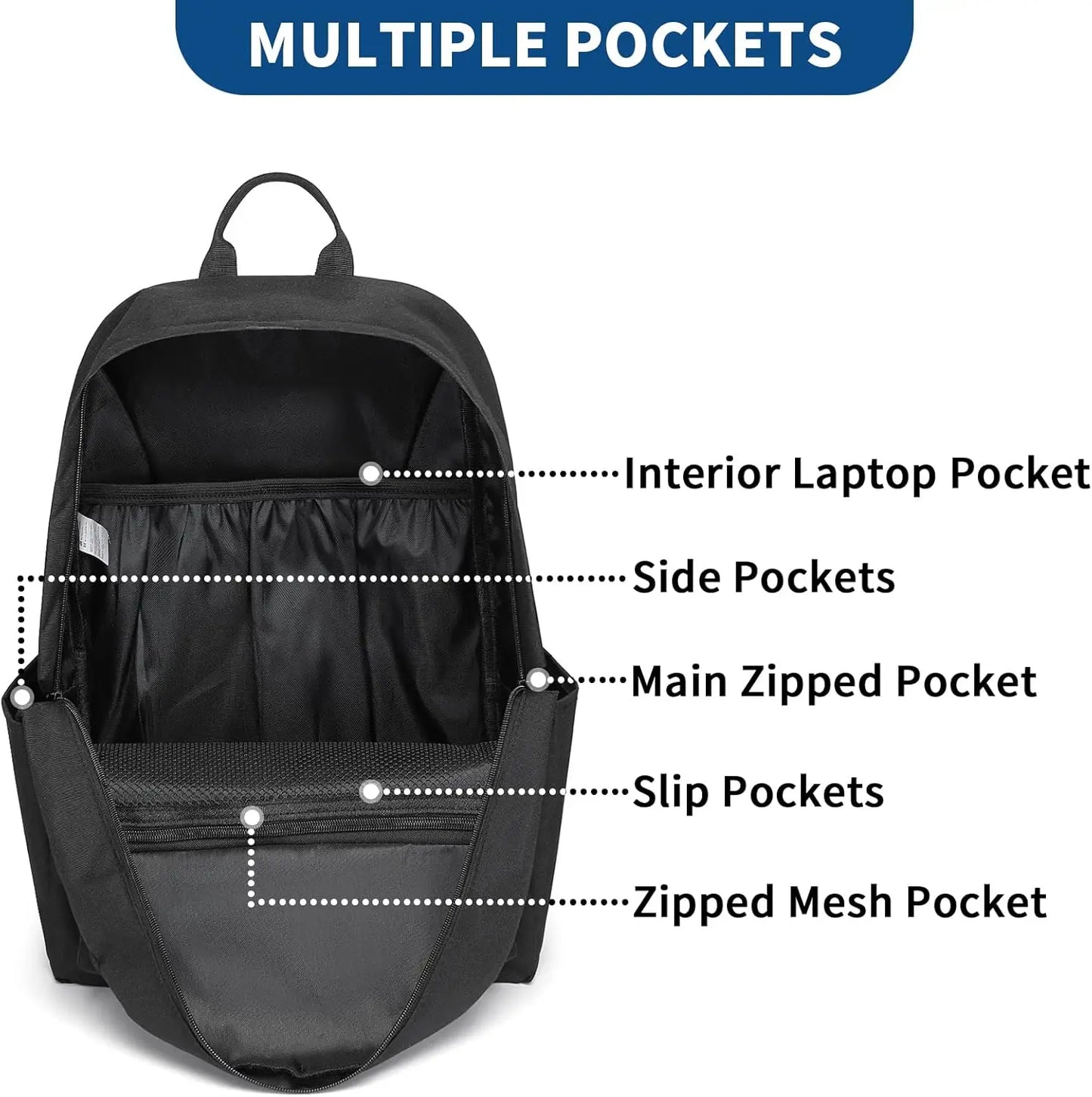 Sac à dos imperméable en polyester Oxford