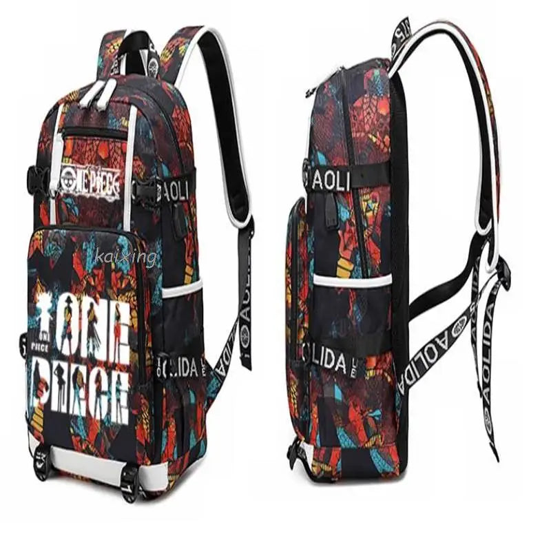 Sac à dos Anime USB pour garçons et filles, sac d'école de livre, grande capacité, cartables pour étudiants adolescents, femmes, hommes, sac à dos de voyage