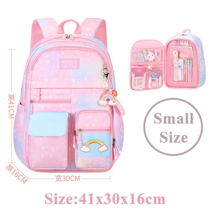Sac à dos rose de grande capacité pour fille, Nouvelle mode