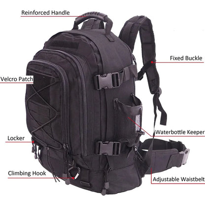 60L militaire tactique sac à dos