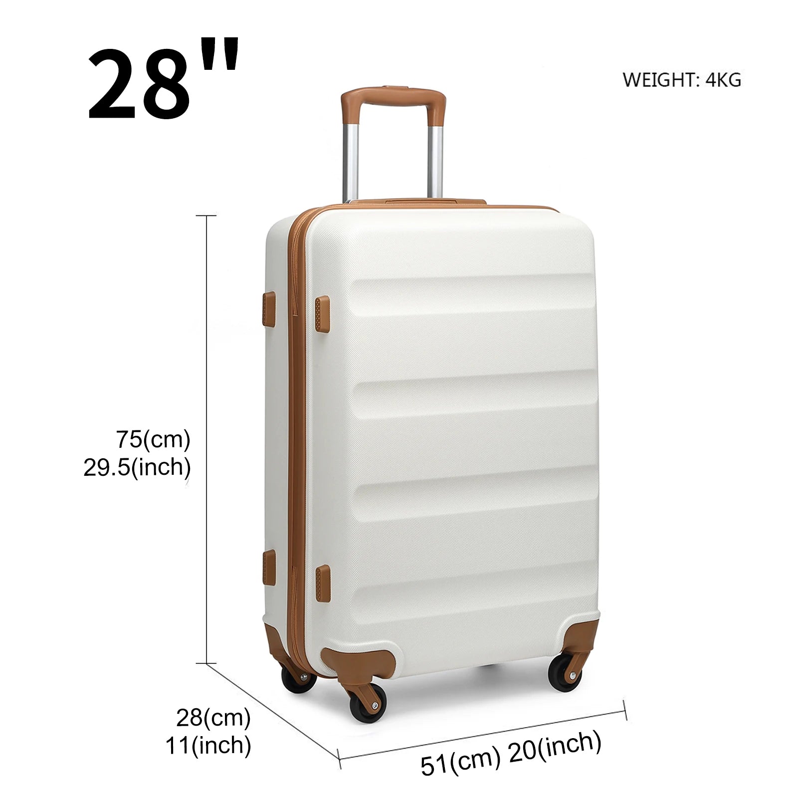 dimensions de valise 28 pouces