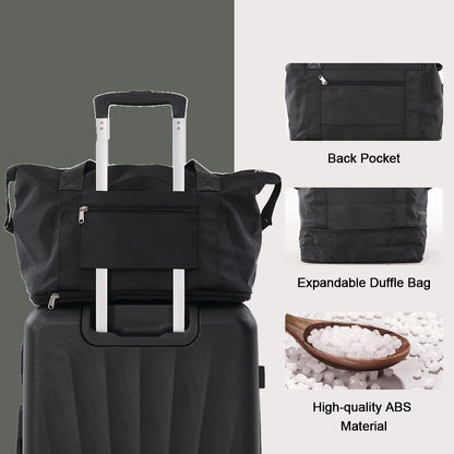 Ensemble de bagages de voyage ABS avec poignée télescopique, 5 pièces