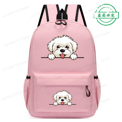 Sac à dos pour enfants avec dessin animé de chien Husky sibérien mignon