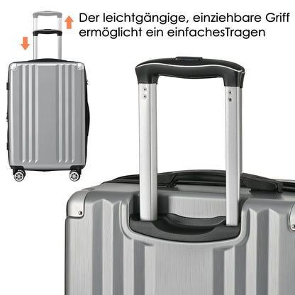 Ensemble de 3 pièces chariot ABS dur 20", 24", 28"
