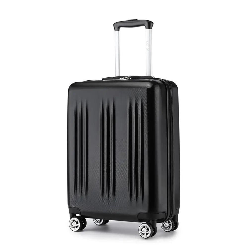 Lightweight expandable hard-shell suitcase with TSA lock