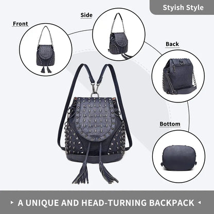 Sac à dos pour femmes, élégant et imperméable