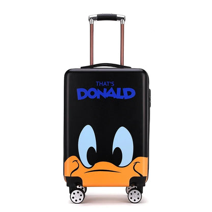 Disney tureMouse-Valise de voyage à roulettes pour enfants, bagage à roulettes mignon, cabine de dessin animé, joli cadeau de Noël, 20 po