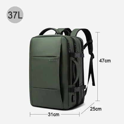 Sac à Dos de Voyage pour Homme, Business, École, Extensible, USB, Grande Capacité, 17.3, Ordinateur Portable, Étanche, Mode