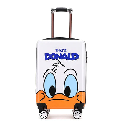 Disney tureMouse-Valise de voyage à roulettes pour enfants, bagage à roulettes mignon, cabine de dessin animé, joli cadeau de Noël, 20 po