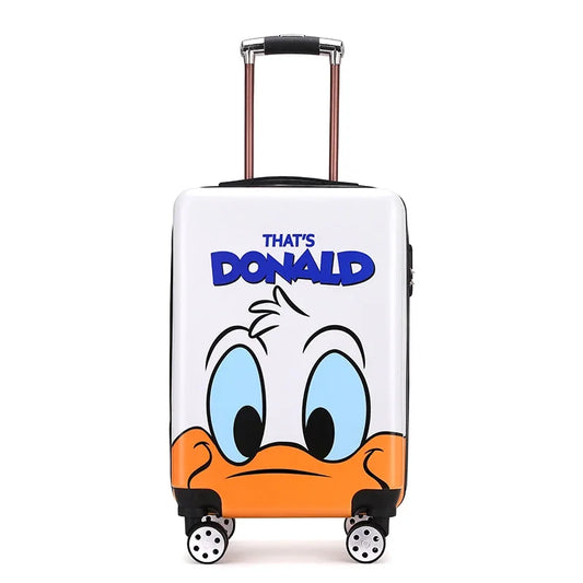 Disney tureMouse-Valise de voyage à roulettes pour enfants, bagage à roulettes mignon, cabine de dessin animé, joli cadeau de Noël, 20 po