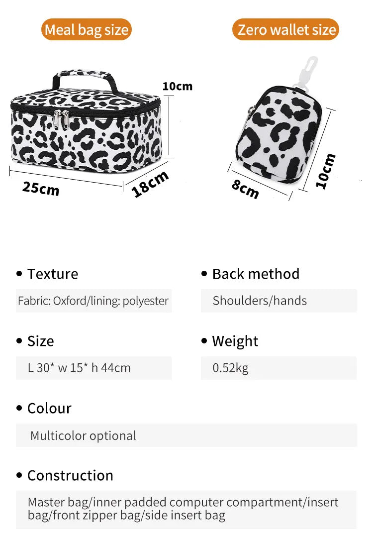 Nouveau sac d'école étudiant à la mode et polyvalent