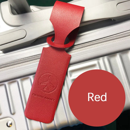 PU Leather Luggage Tag