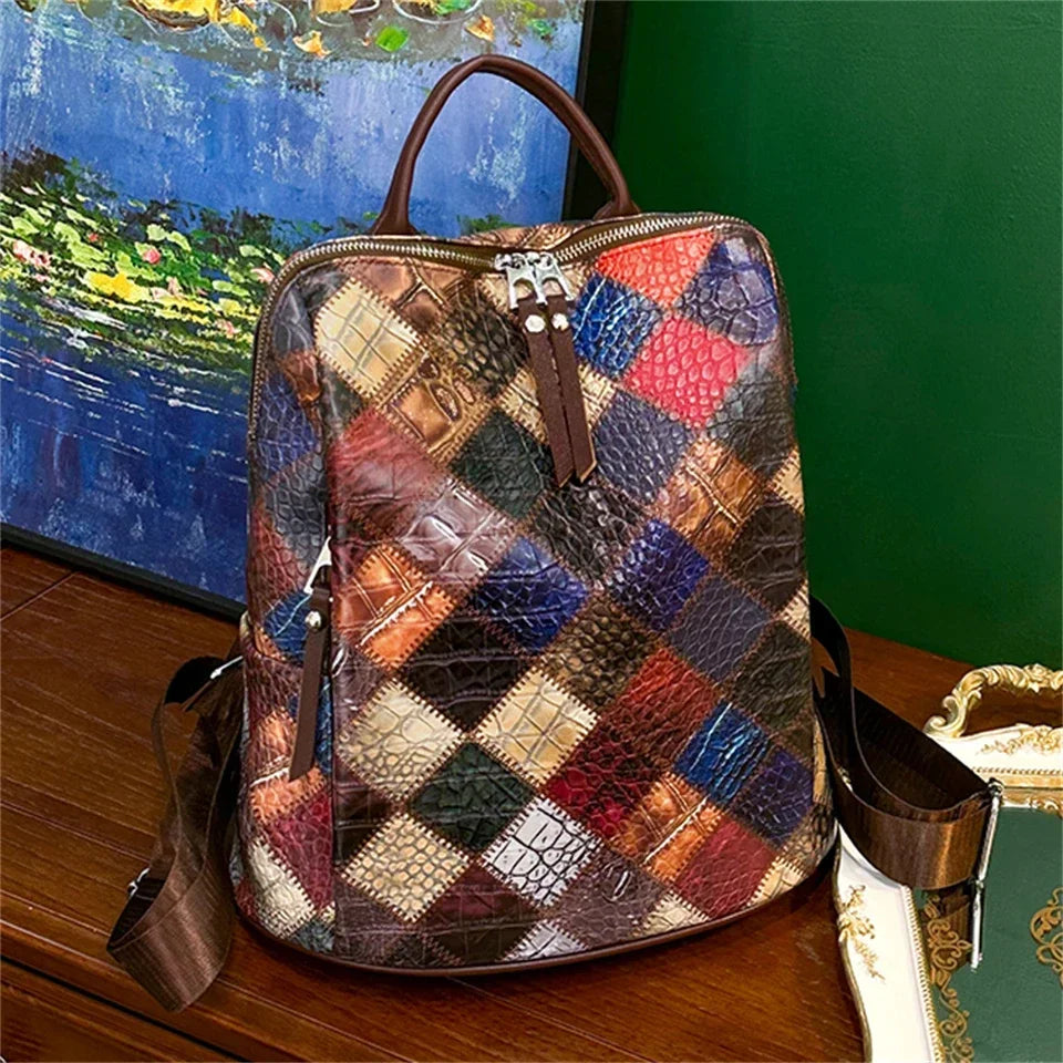 Sac à dos en cuir PU