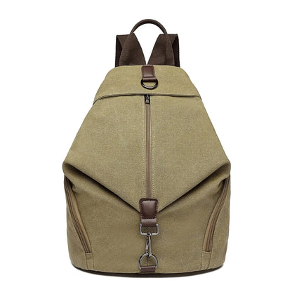 Canvas backpack for travel