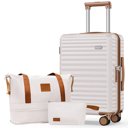 Large luggage with 1 travel bag and 1 toiletry bag