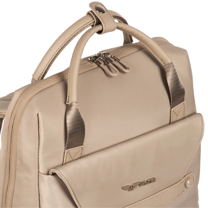 Sac à dos multifonctionnel beige étanche