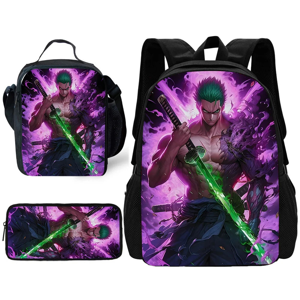 Sac à dos Roronoas Zoro pour garçon et fille