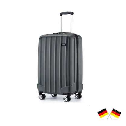 Valise à roulettes rigide en ABS léger Kono avec 4 rouleaux et serrure à combinaison, taille du bagage à main (3 tailles disponibles)