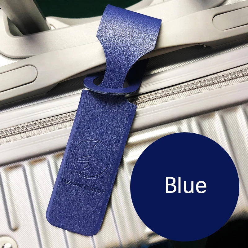 PU Leather Luggage Tag