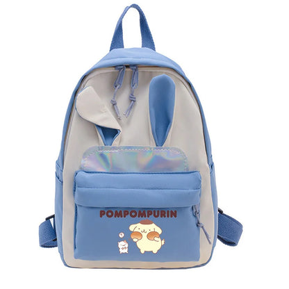 Pompompurin sac à dos d'école orthopédique avec oreilles de lapin