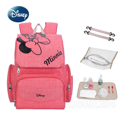 Sac à couches de dessin animé de grande capacité pour bébé Disney