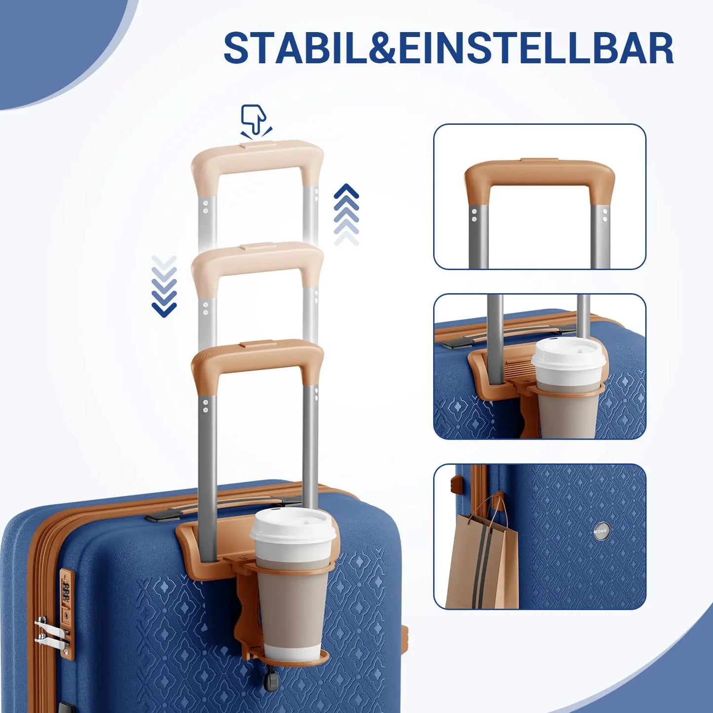 Étui rigide en polypropylène, extensible, léger et robuste