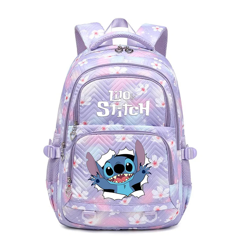 Sac à Dos Étanche Disney CAN o Stitch pour Femme, Cartable de Voyage pour Adolescentes