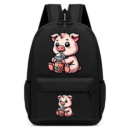 Cartable de dessin animé pour filles et garçons, mini over, animal de compagnie, bulle de thé, sac d'école Kawaii, sac à dos pour enfants de la maternelle