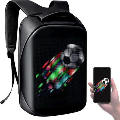 LED backpack, smart walking display board