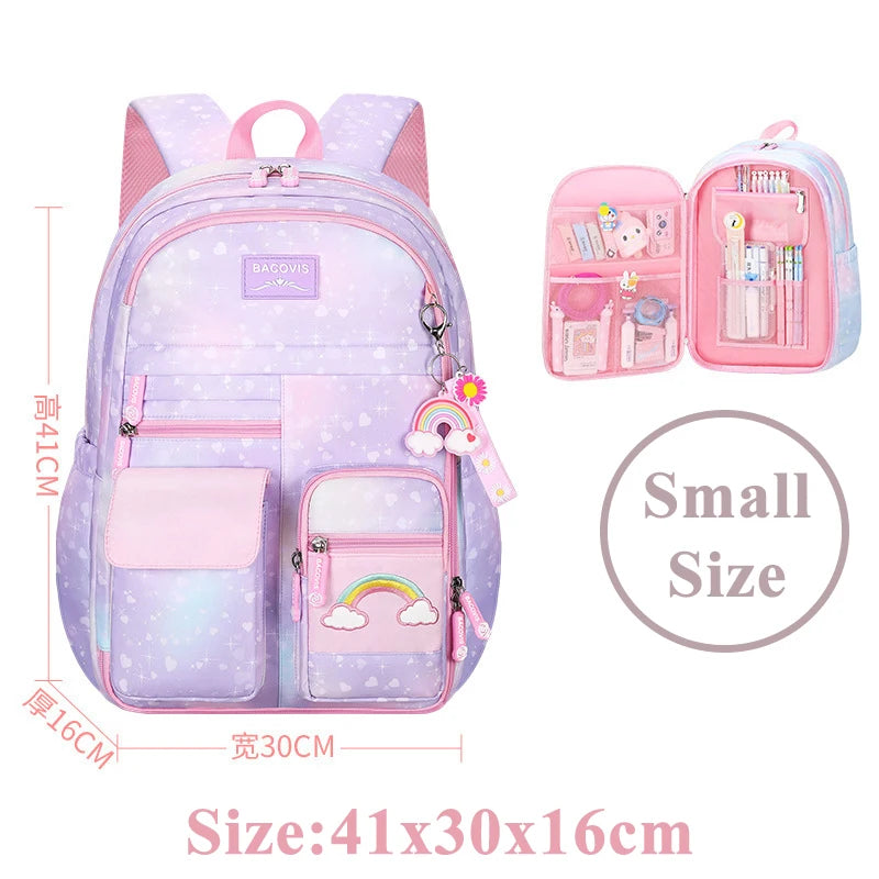 Sac à dos rose de grande capacité pour fille, Nouvelle mode