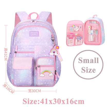 Sac à dos rose de grande capacité pour fille, Nouvelle mode
