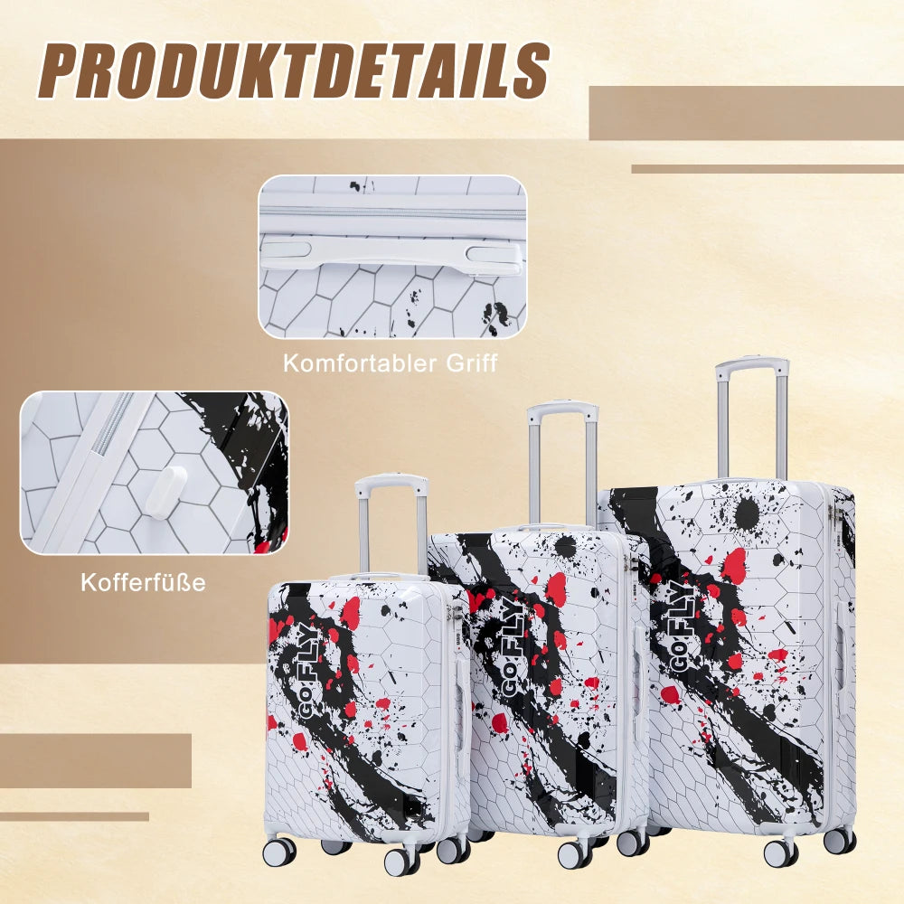 Valises de voyage 20, 24, et 28 pouces, ensemble de 3