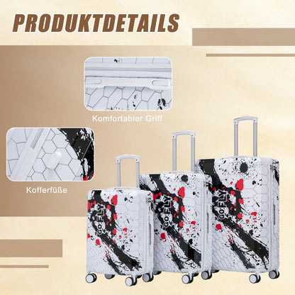 Valises de voyage 20, 24, et 28 pouces, ensemble de 3