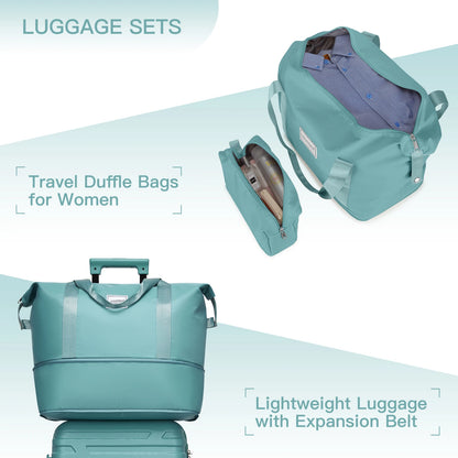 Ensembles de bagages 6 pièces avec sacs de voyage