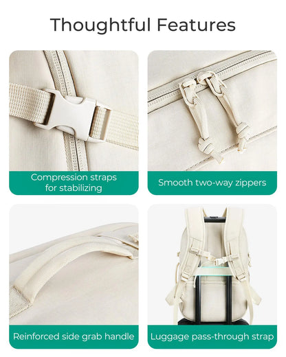 Sac à dos de voyage pour femmes et hommes 30L