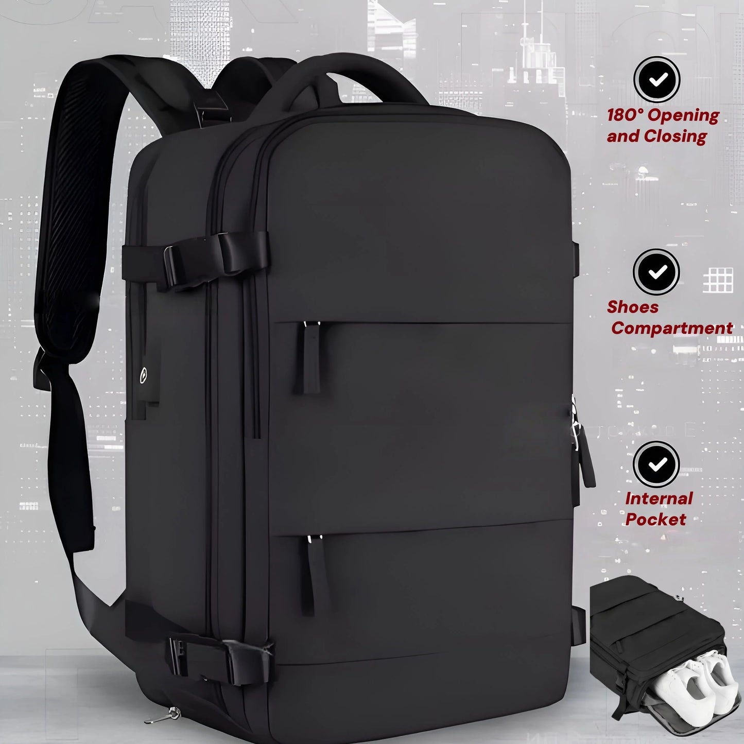 Sac à dos de voyage pour femmes et hommes
