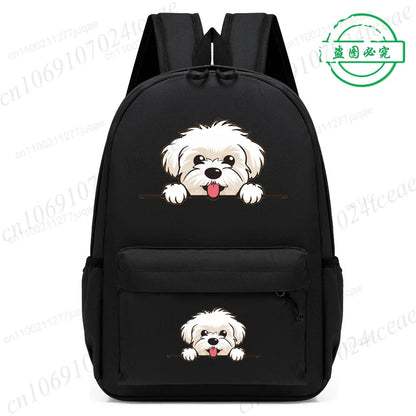 Sac à dos pour enfants avec dessin animé de chien Husky sibérien mignon