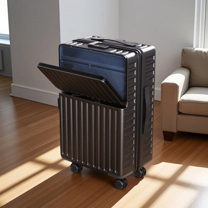 Ensemble de 2 valises avec ouverture frontale