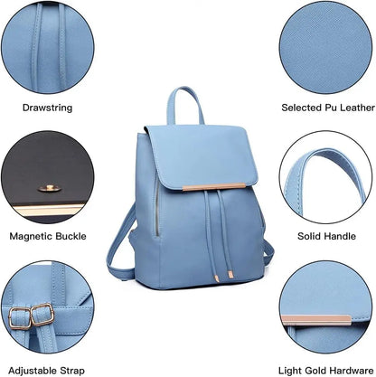 Sac à dos en cuir PU