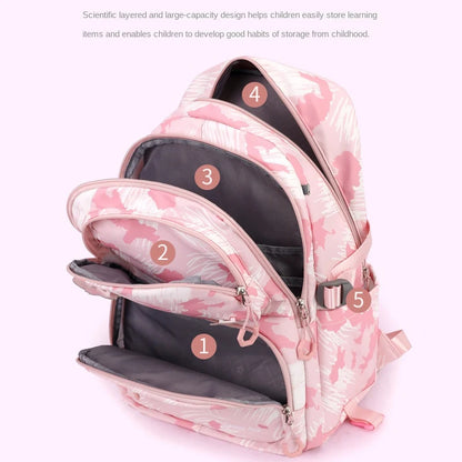 Sac d'école à roulettes pour enfants, sac à dos pour étudiants, sac à roulettes pour filles, cartable mignon, sacs de livre à roulettes rose