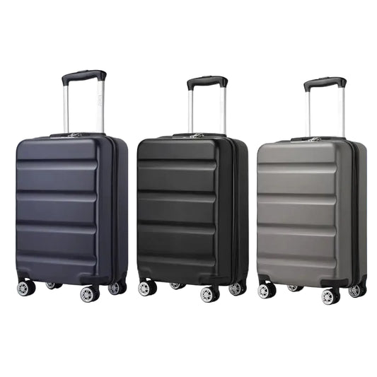 Valise à main KONO-étui rigide léger avec serrure TSA et 4 roues spinner, cabine (55/65/75 cm)