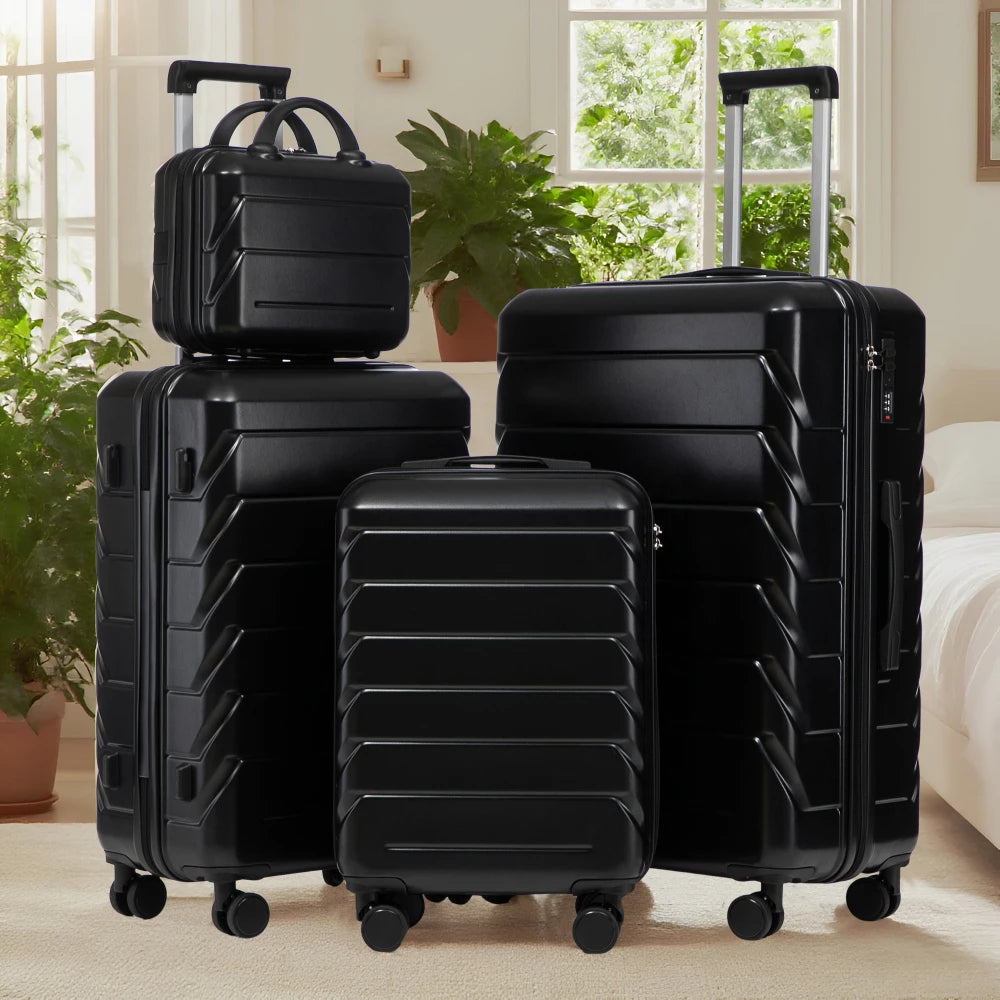 Ensemble de valises de voyage 14, 19, 24 et 28 pouces