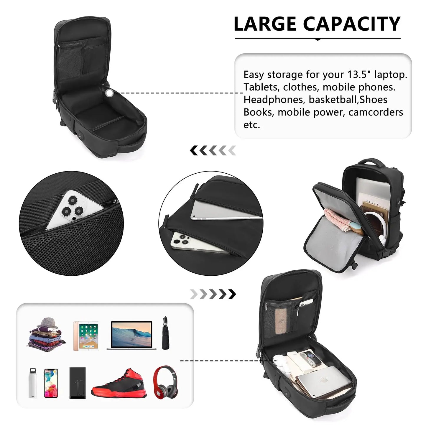 Bagage à main 25L avec compartiment pour ordinateur portable