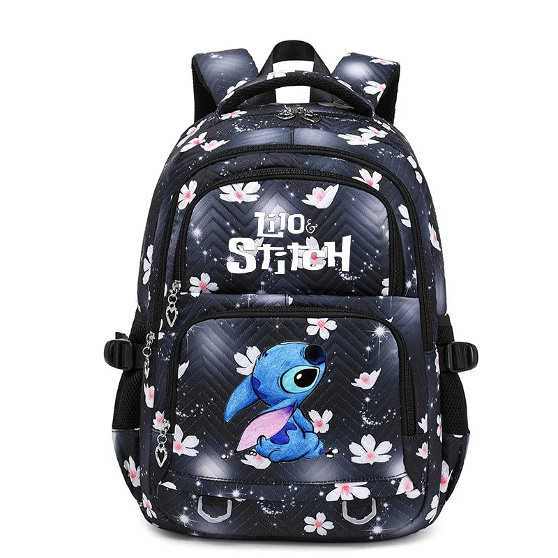 Sac à Dos Étanche Disney CAN o Stitch pour Femme, Cartable de Voyage pour Adolescentes