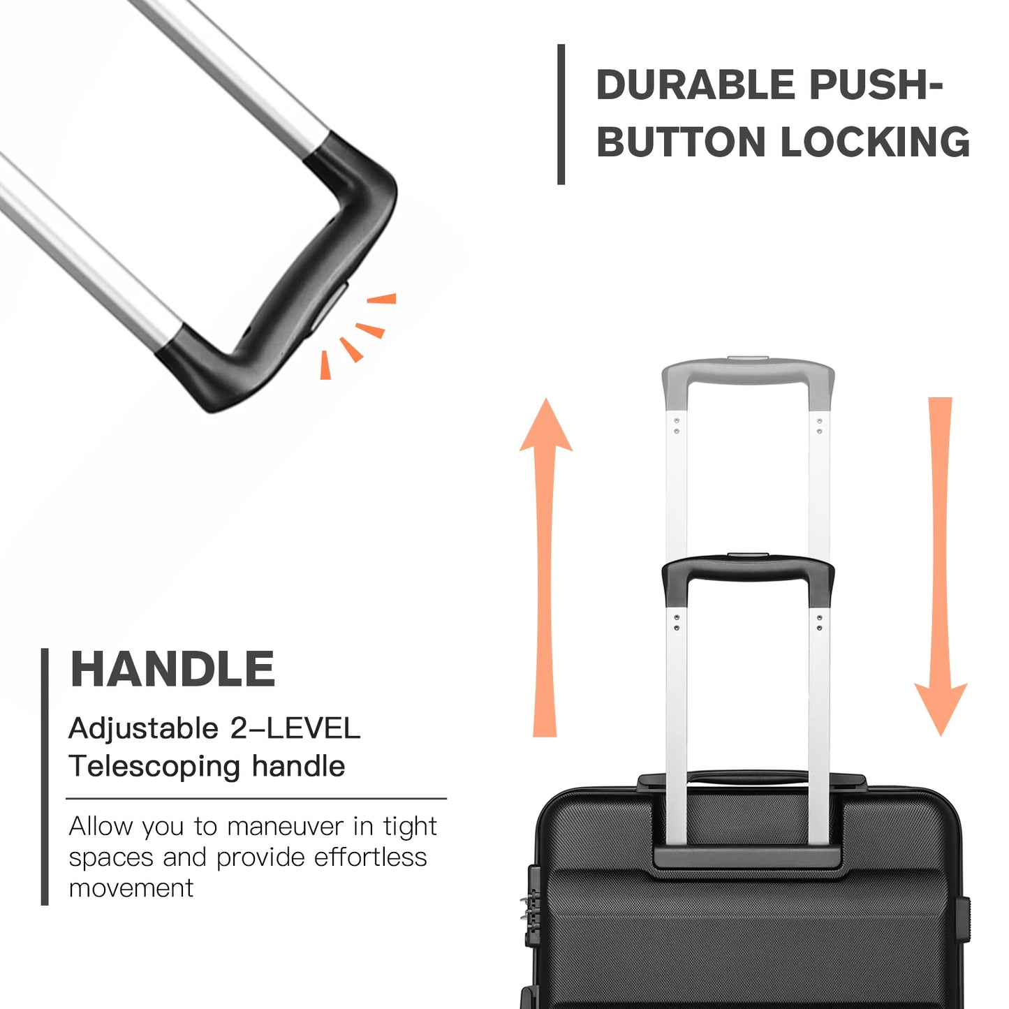 Valise légère solide